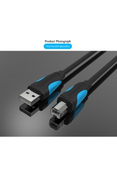 Cáp máy in  USB 2.0 Vention VAS-A16-1000 dài 10m